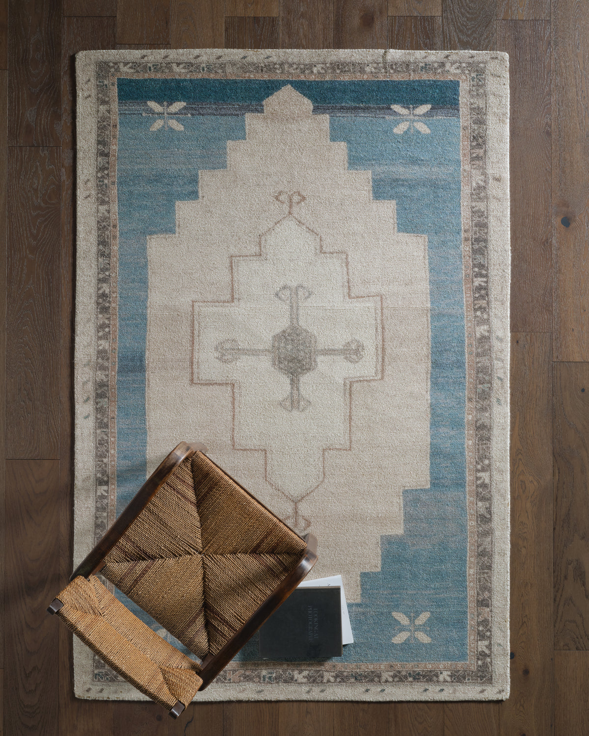 Casen Enigma CSN11 Blue Indoor/Outdoor Rug - Chapin Furniture