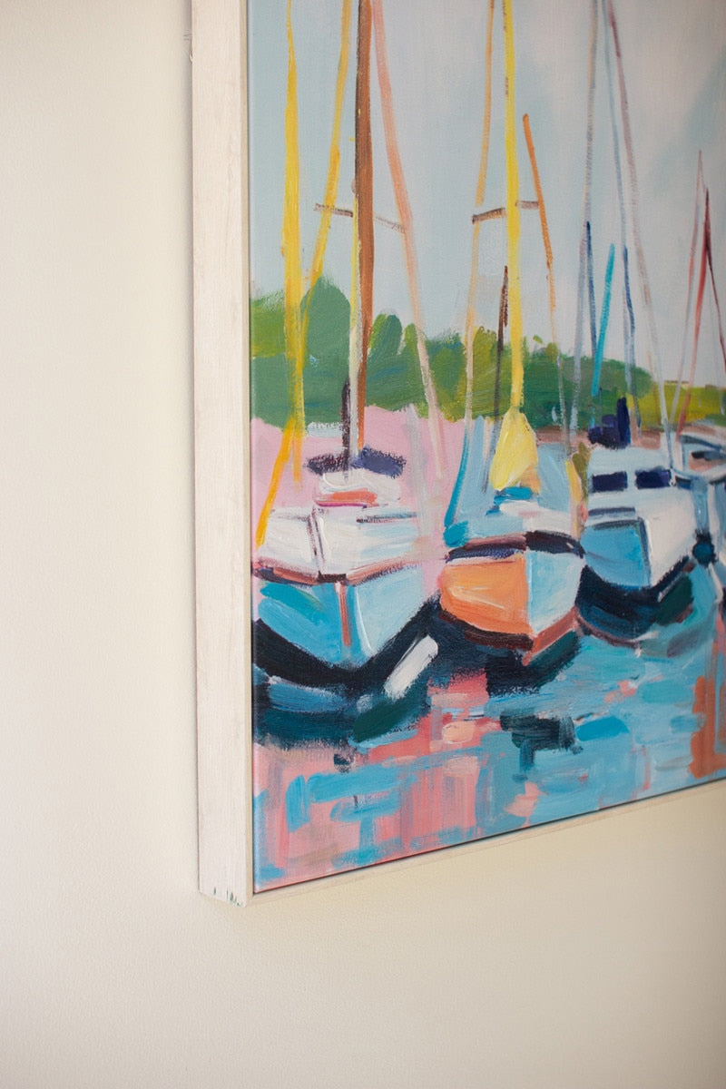 Framed Sailboat Painting - Chapin Furniture