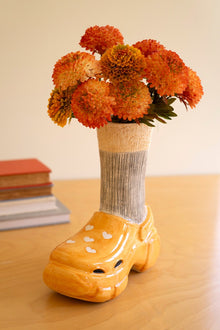 Ceramic Crocs and Socks Vase - Chapin Furniture