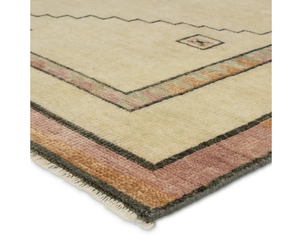 Jaipur Living Cyprus Nicosia Hand-Knotted  Pink/Cream Rug - Chapin Furniture