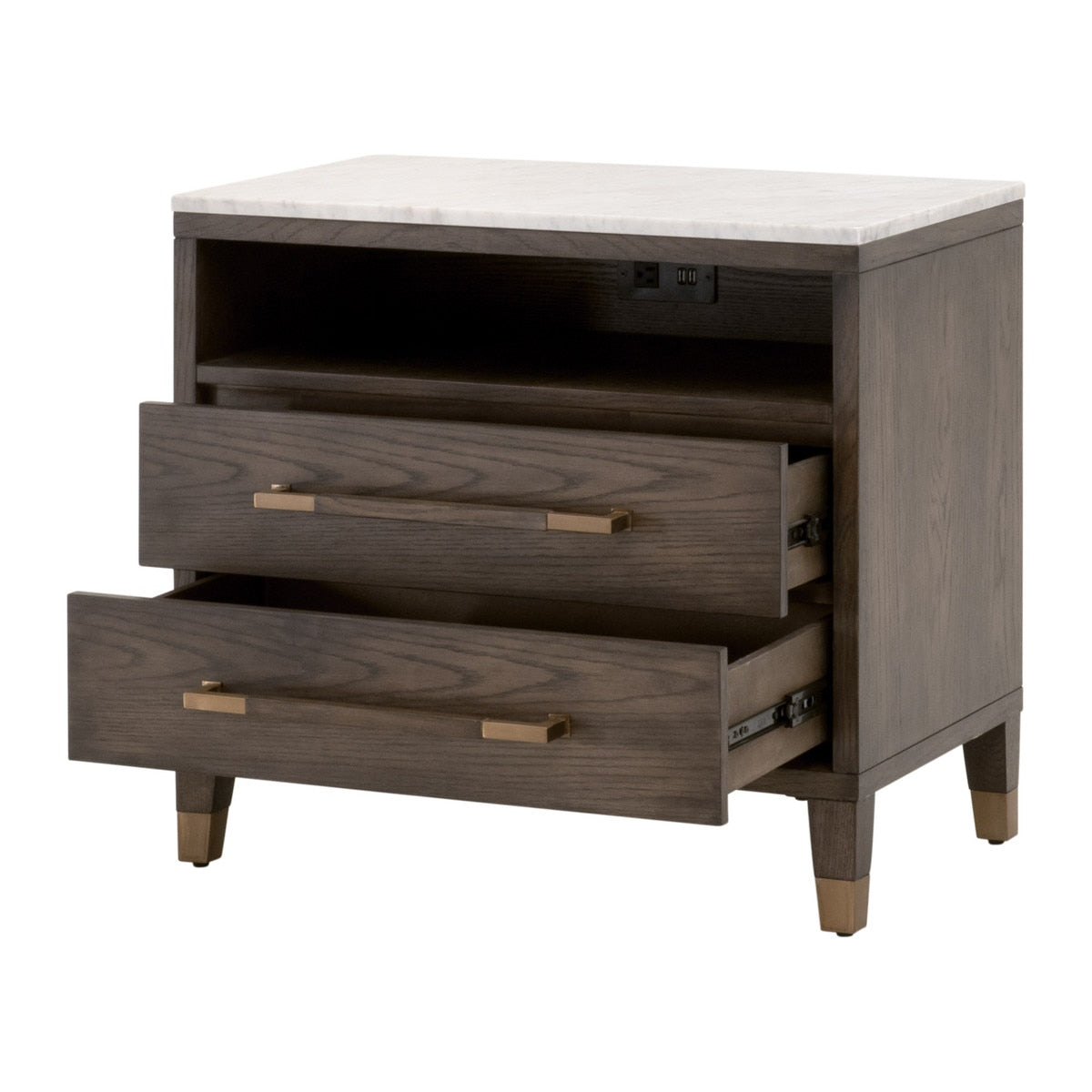 Cambria Two Drawer Nightstand - Chapin Furniture