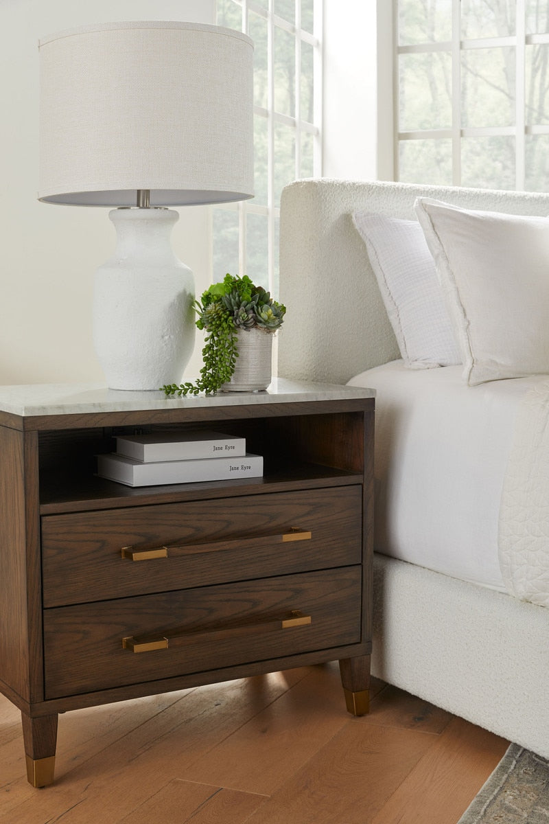 Cambria Two Drawer Nightstand - Chapin Furniture