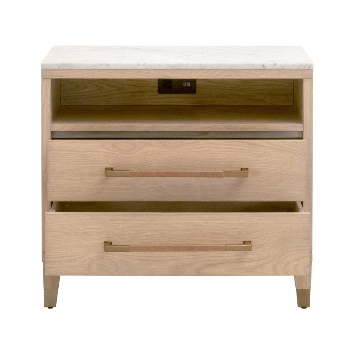 Cambria Two Drawer Nightstand - Chapin Furniture