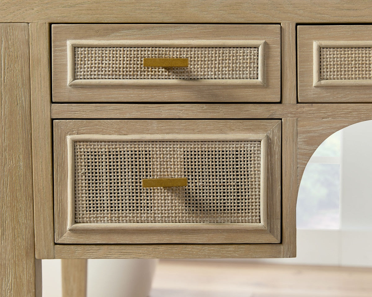 Cane Desk - Chapin Furniture