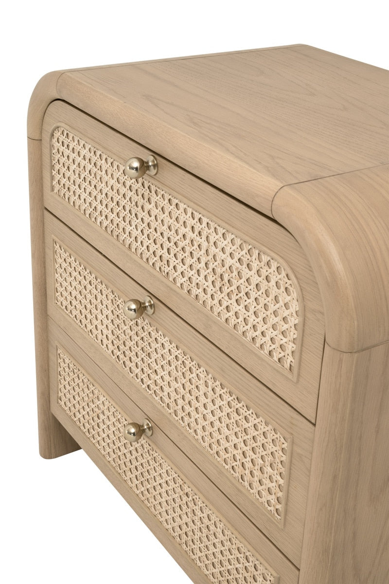Cannes Three Drawer Nightstand - Chapin Furniture