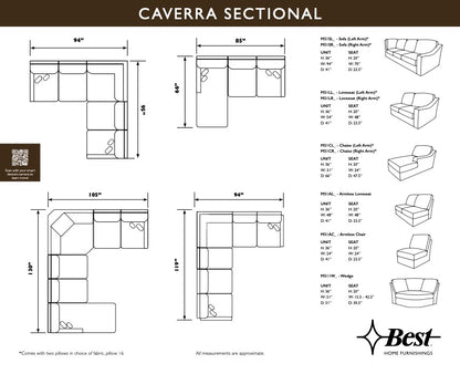 Caverra Sectional- Custom - Chapin Furniture