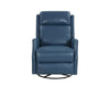 Cavill Power Swivel Glide Recliner- Marisol-Blue - Chapin Furniture