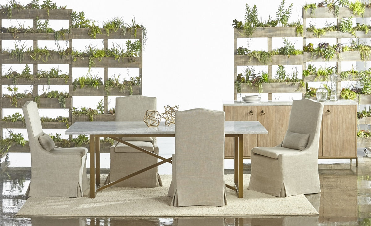 Colette Slipcover Dining Chair- Set of 2 - Chapin Furniture