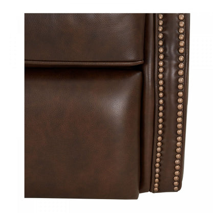 Crews Manual Swivel Glide Recliner- Ashford-Walnut - Chapin Furniture