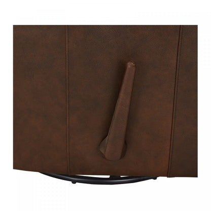 Crews Manual Swivel Glide Recliner- Ashford-Walnut - Chapin Furniture