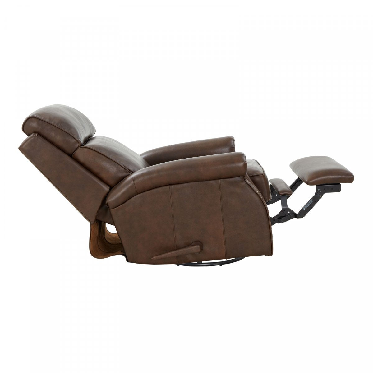 Crews Manual Swivel Glide Recliner- Ashford-Walnut - Chapin Furniture