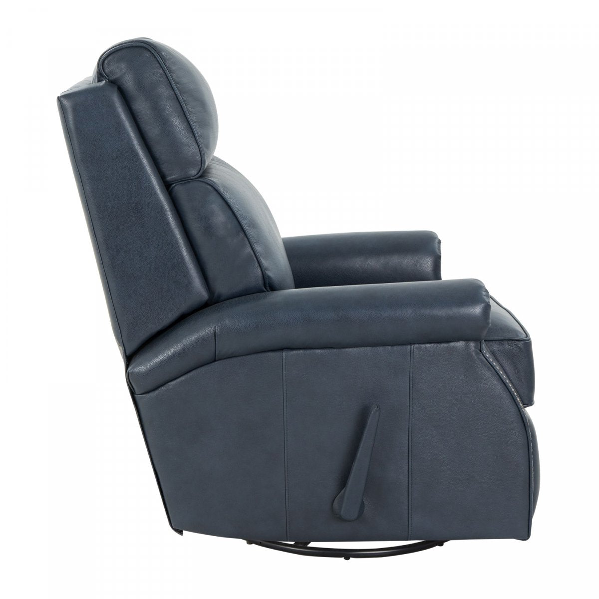 Crews Manual Swivel Glide Recliner- Barone-Navy-Blue - Chapin Furniture