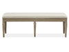 Lancaster Bench w/Upholstered Seat - Chapin Furniture