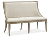 Lancaster Bench w/Upholstered Seat & Back - Chapin Furniture