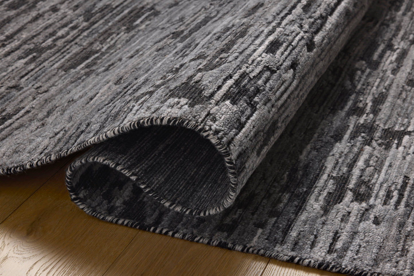 Jean Stoffer Daniel 03 Rug- Charcoal - Chapin Furniture