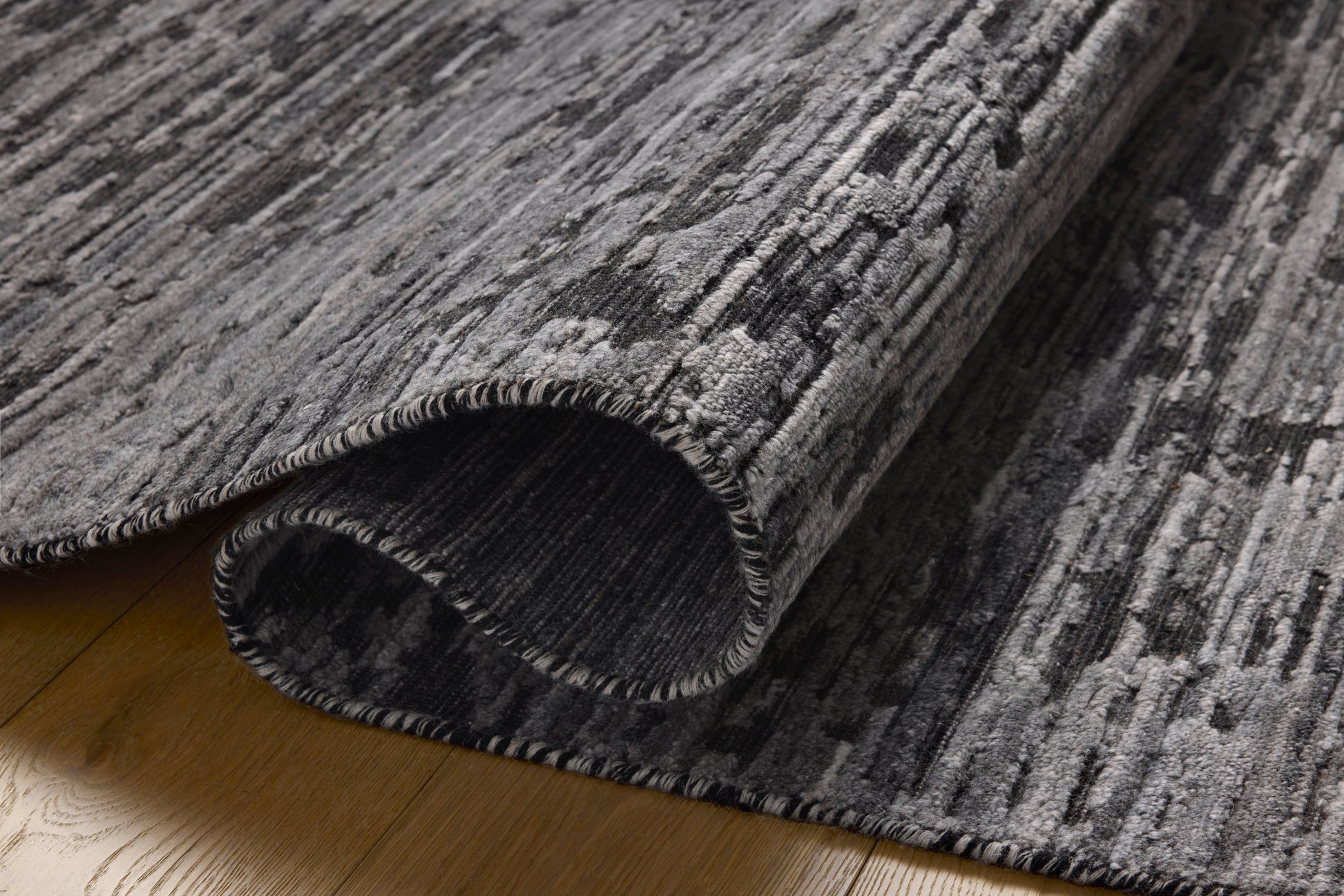 Jean Stoffer Daniel 03 Rug- Charcoal - Chapin Furniture