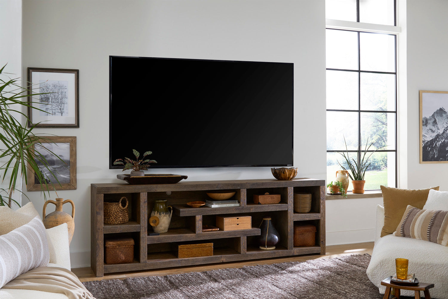 Mackenzie 97" Open Console - Sandy Brown - Chapin Furniture