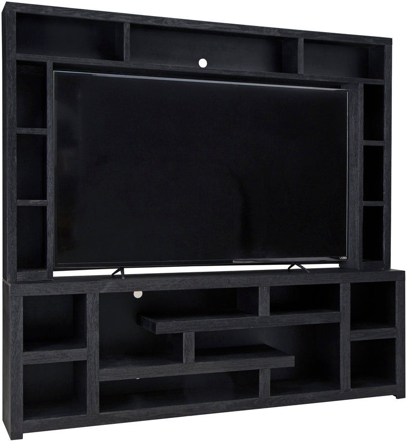 Mackenzie 97" Console & Hutch - Vintage Black - Chapin Furniture