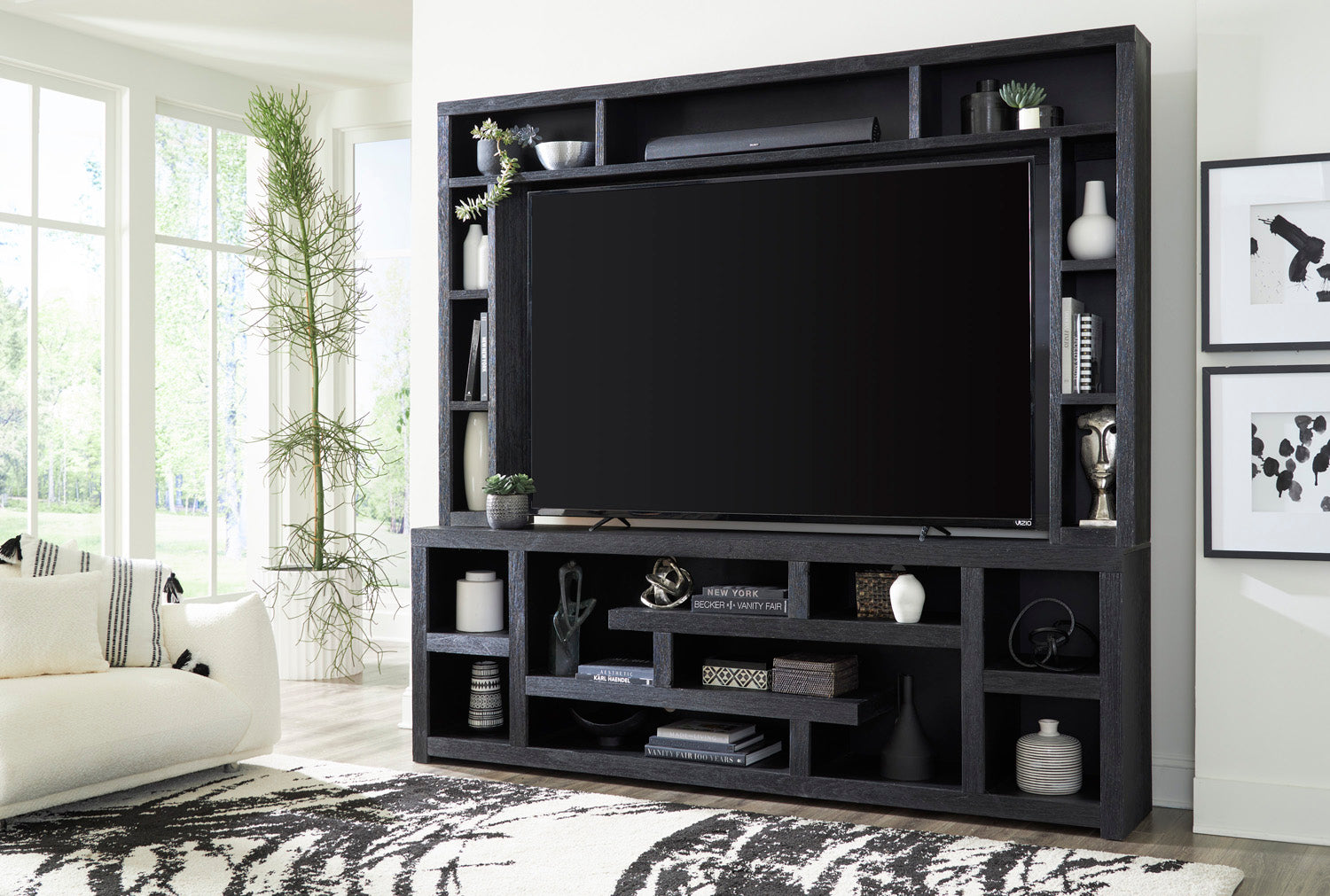 Mackenzie 97" Console & Hutch - Malta Blue - Chapin Furniture