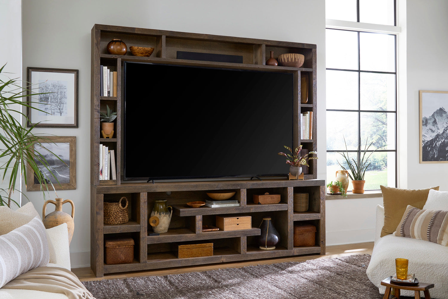 Mackenzie 97" Console & Hutch - Thumbnail 5