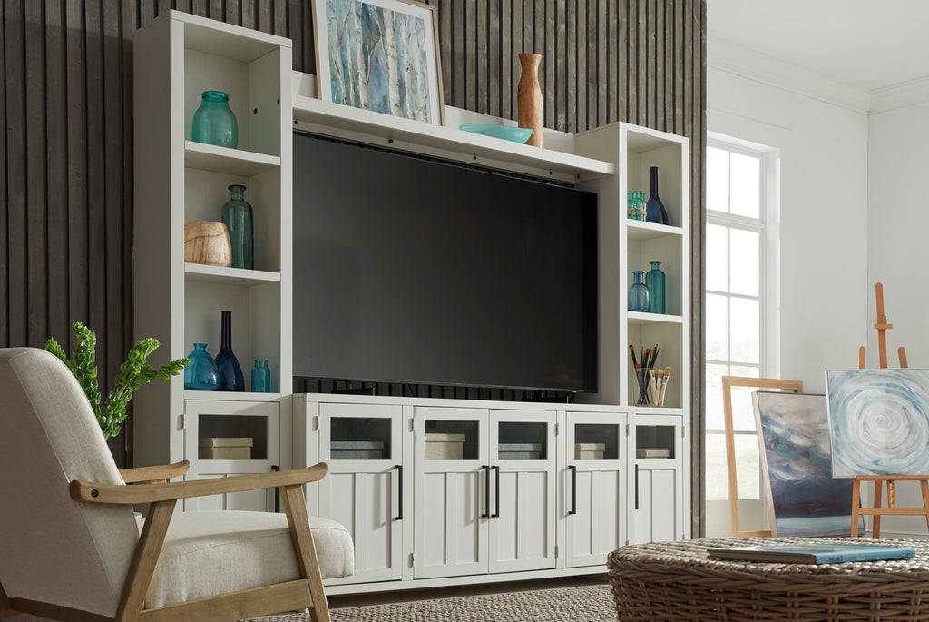 Finnegan Entertainment Wall - White - Chapin Furniture