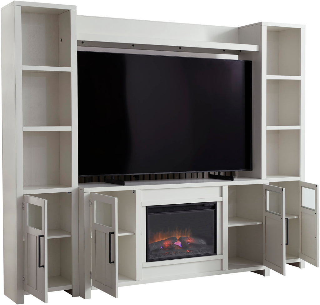 Finnegan Entertainment Wall - White - Chapin Furniture