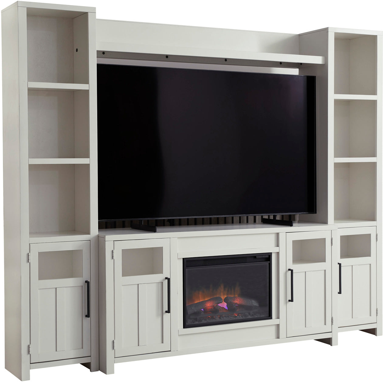 Finnegan Entertainment Wall - White - Chapin Furniture