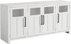 Finnegan 68" Console w/ 4 Doors - White - Chapin Furniture