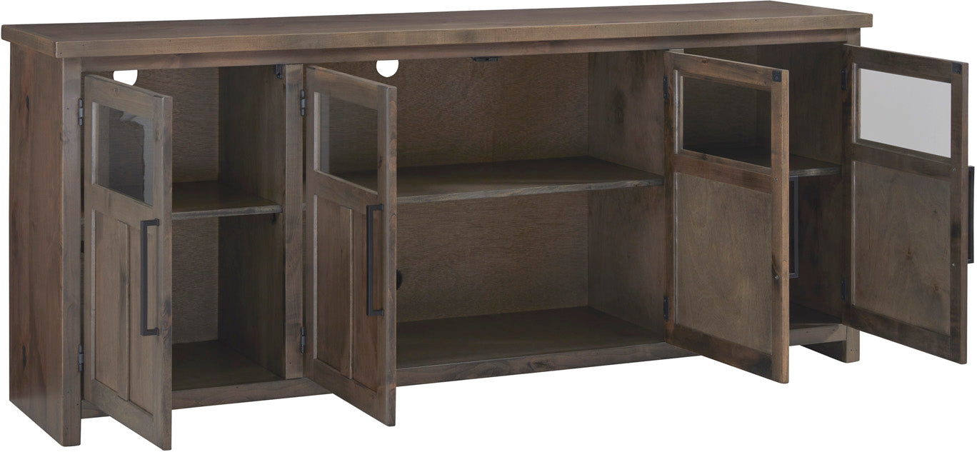 Finnegan 78" Console w/ 4 Doors - Sandy Brown - Chapin Furniture