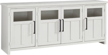 Finnegan 78" Console w/ 4 Doors - White - Chapin Furniture