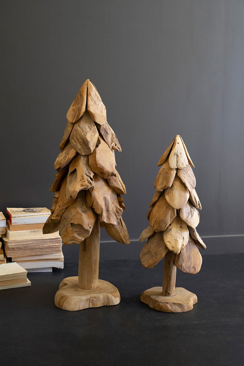 Rustic Teak Christmas Tree / Small - Chapin Furniture