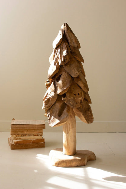 Rustic Teak Christmas Tree / Large - Chapin Furniture