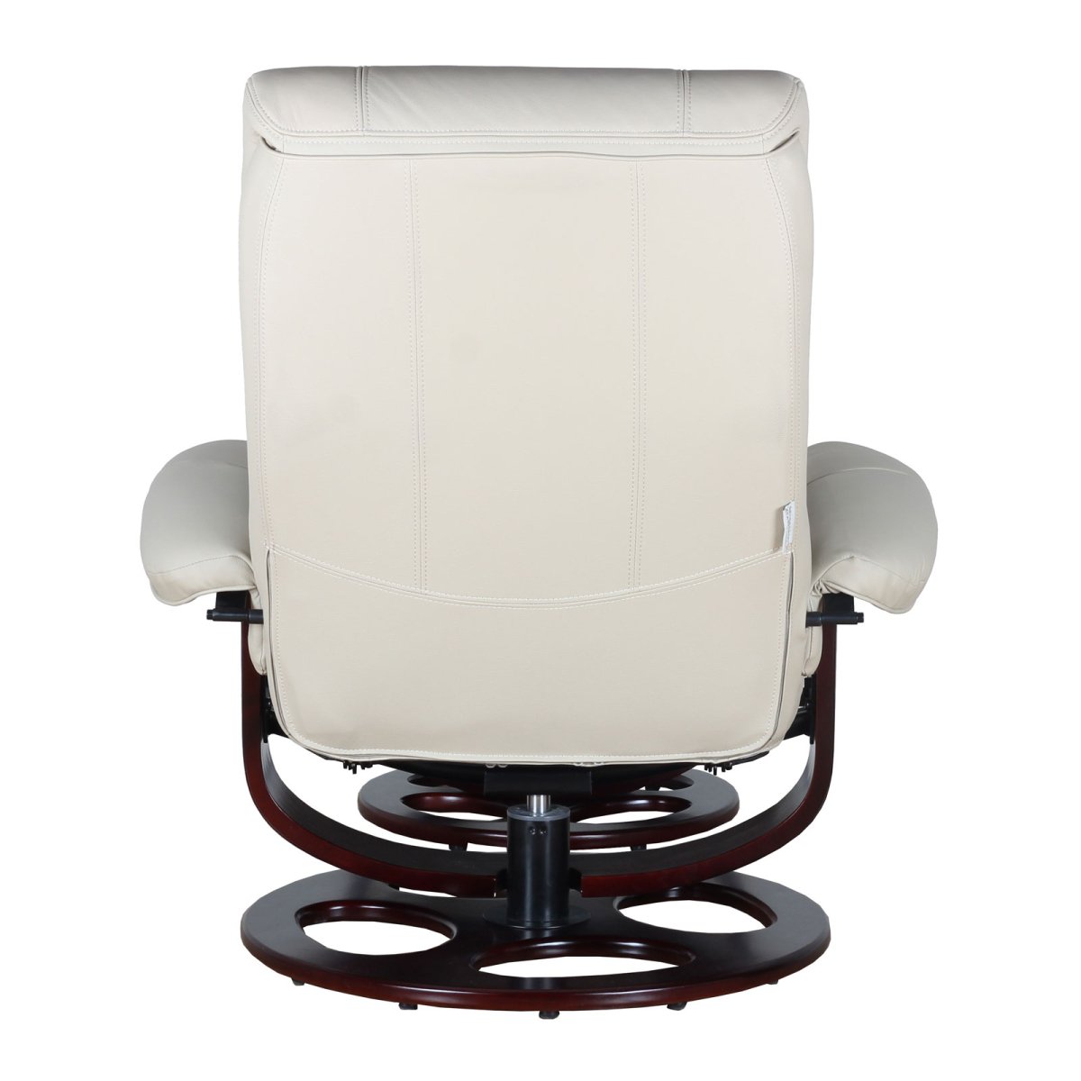 Dawson Swivel Pedestal Recliner and Ottoman- Roman-Ivory - Chapin Furniture