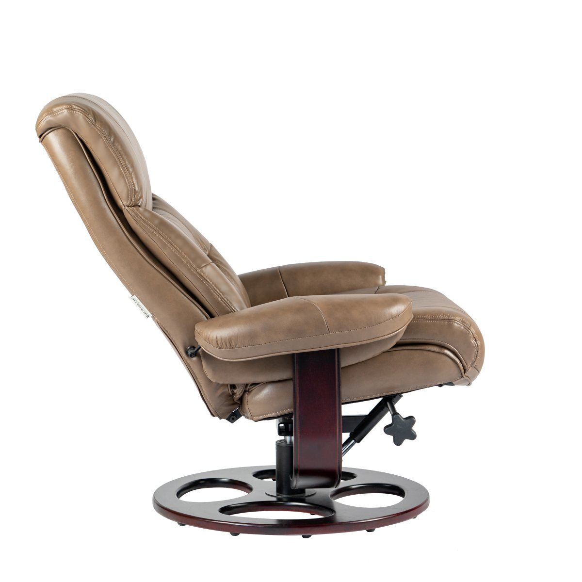 Dawson Swivel Pedestal Recliner and Ottoman- Frampton-Brown - Chapin Furniture