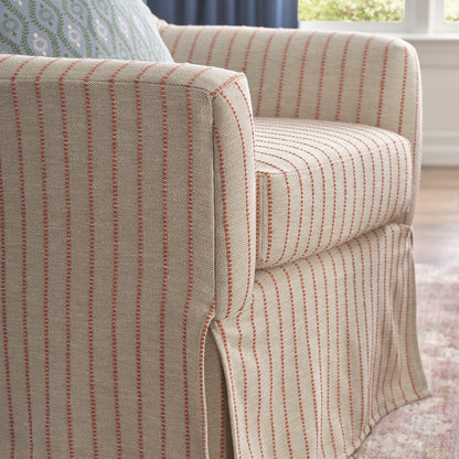 Meg Slipcovered Swivel Chair- Custom - Chapin Furniture