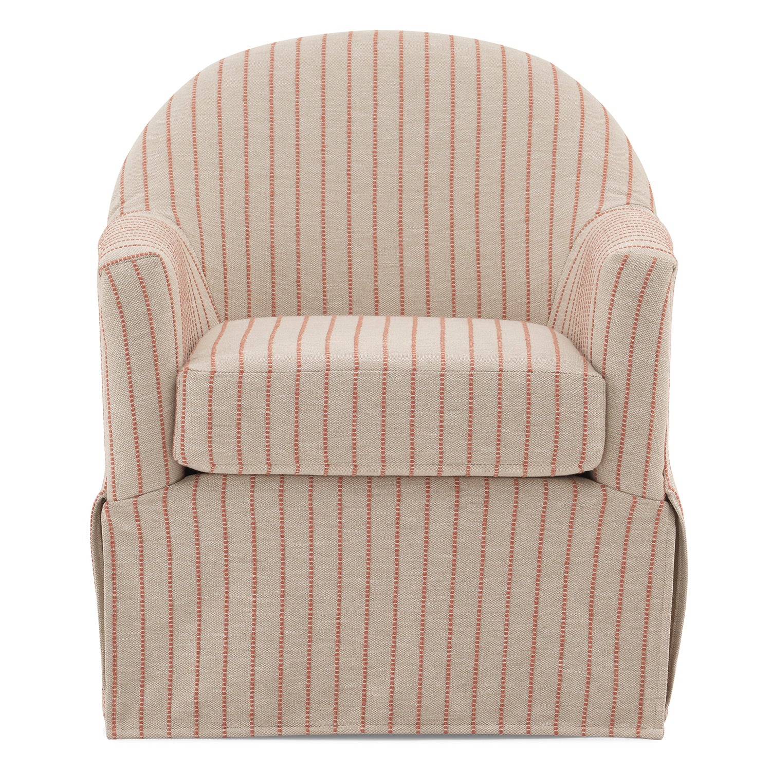 Meg Slipcovered Swivel Chair- Custom - Chapin Furniture