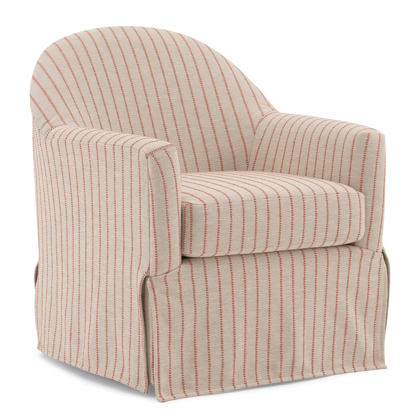 Meg Slipcovered Swivel Chair- Custom - Chapin Furniture