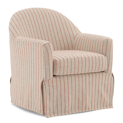 Meg Slipcovered Swivel Chair- Custom - Chapin Furniture