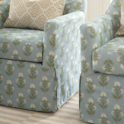 Meg Slipcovered Swivel Chair- Custom - Chapin Furniture