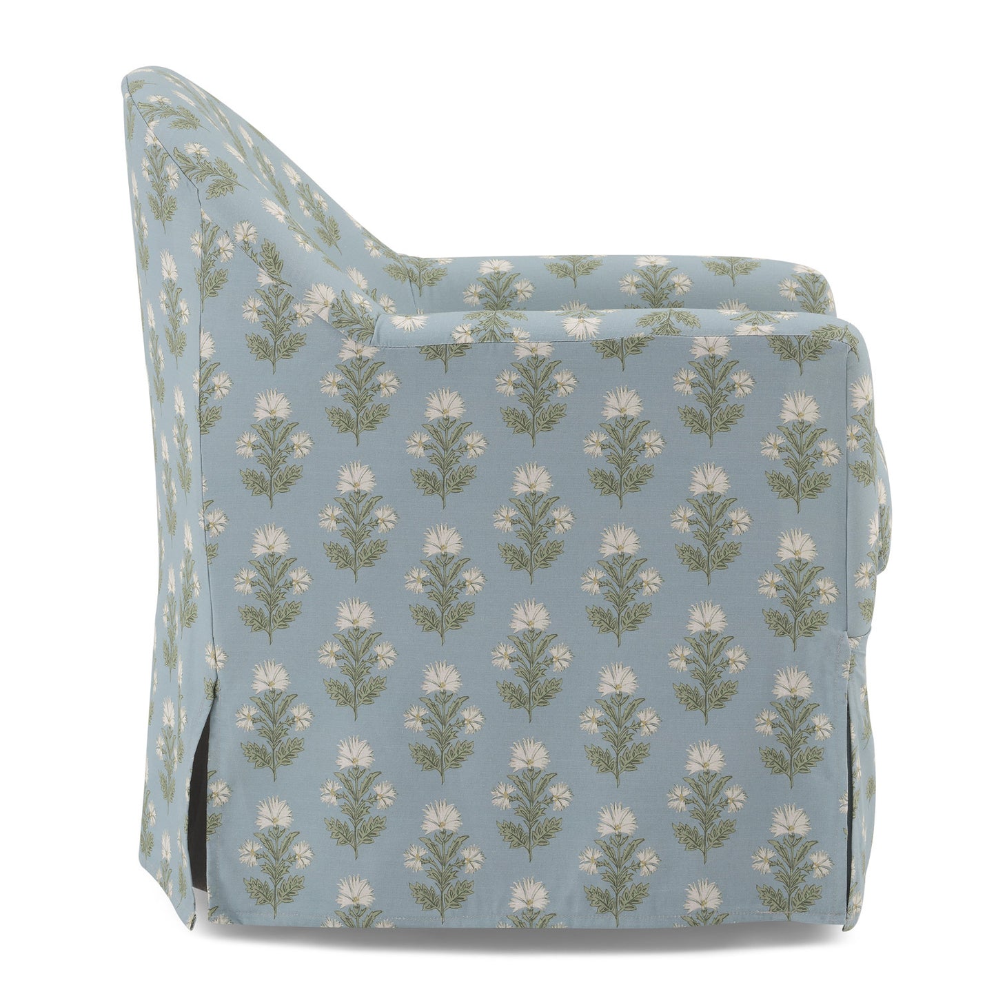 Meg Slipcovered Swivel Chair- Custom - Chapin Furniture