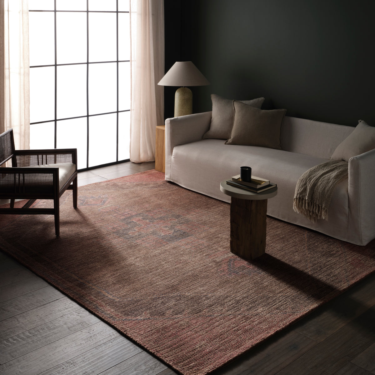 Elaida Wells ELA04 Red Rug - Chapin Furniture
