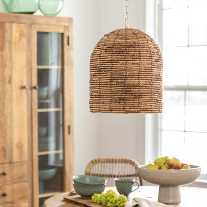 Beehive Seagrass Pendant - Chapin Furniture