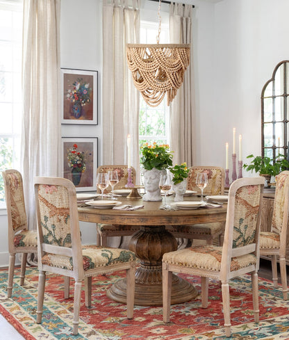 Cadence Wood Beaded Chandelier - Chapin Furniture