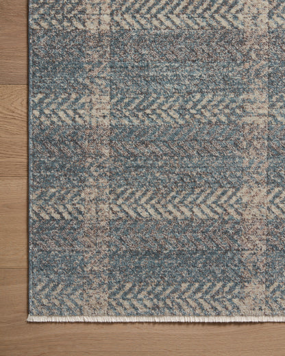 Angela Rose Ember Rug - Blue / Beige - Chapin Furniture