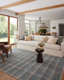 Angela Rose Ember Rug - Blue / Beige - Chapin Furniture