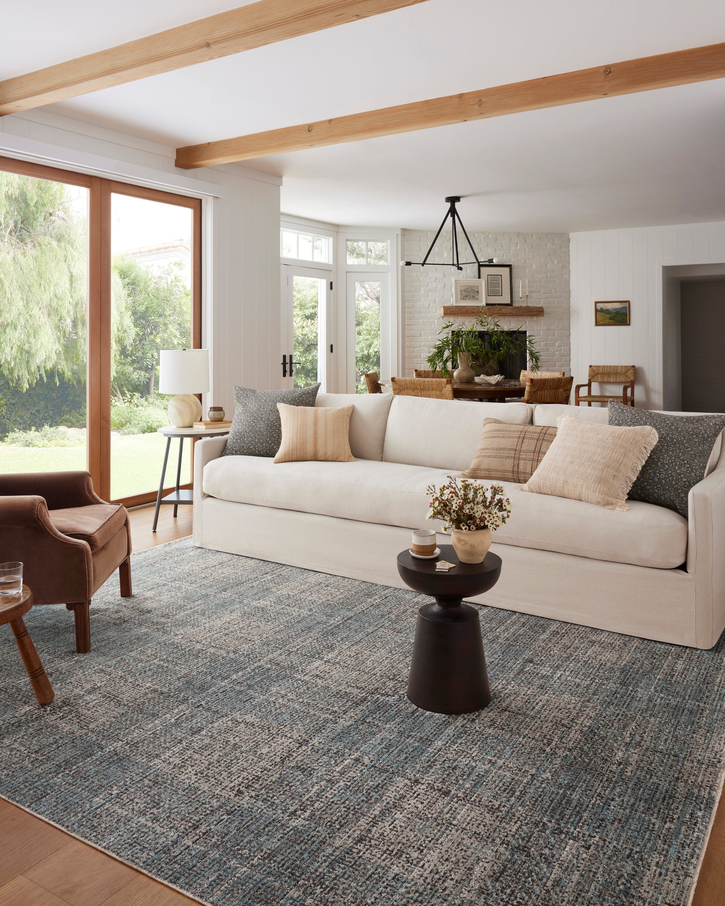 Angela Rose Ember Rug - Denim / Charcoal - Chapin Furniture