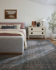Angela Rose Ember Rug - Denim / Charcoal - Chapin Furniture