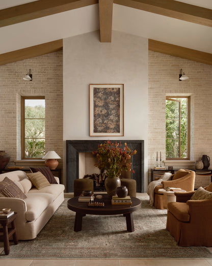 Amber Lewis x Loloi Ethel 02 Lagoon/Brick Rug - Chapin Furniture