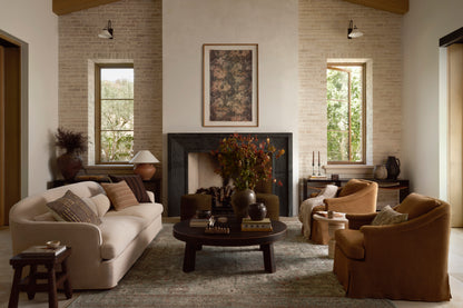 Amber Lewis x Loloi Ethel 02 Lagoon/Brick Rug - Chapin Furniture