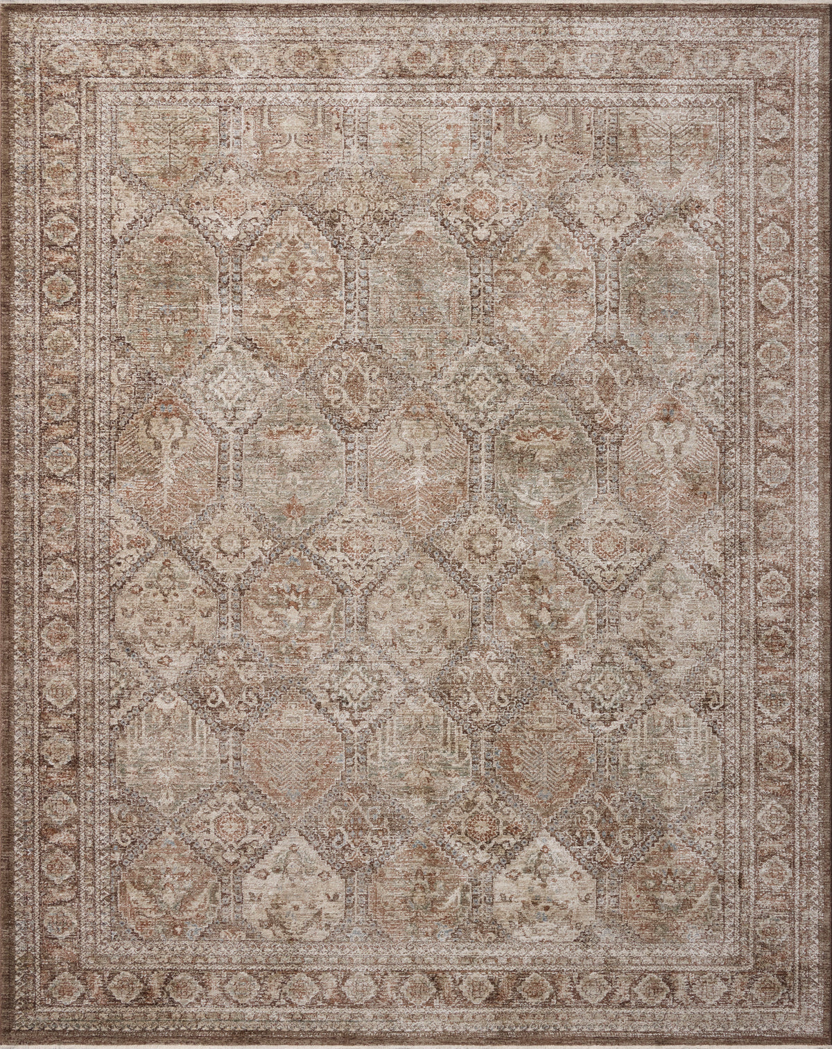 Amber Lewis x Loloi Ethel 03 Mocha/Multi Rug - Chapin Furniture